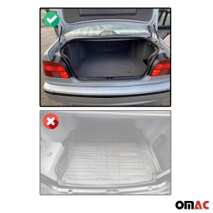 BMW 5 SERIES Trunk Mat - Omac - Black - '97-'03